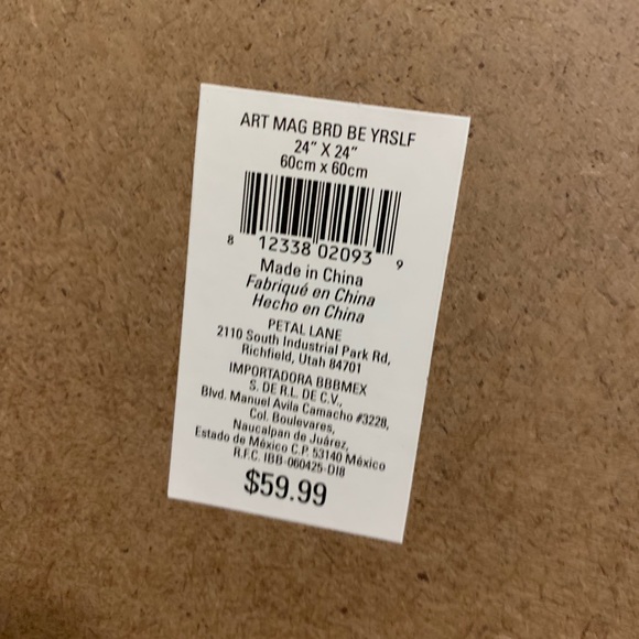 Being yourself art canvas- magnet board - Picture 2 of 2